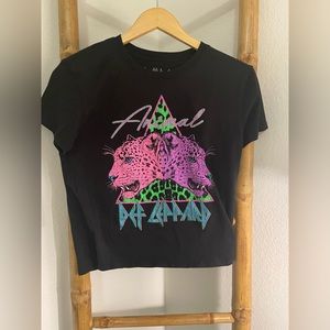 Def Leppard crop Tshirt